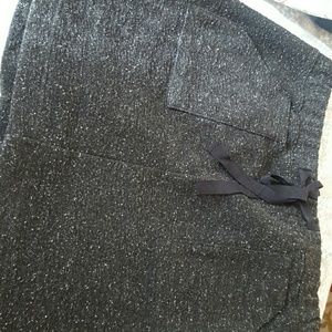 Anne Taylor Loft XL Gray Speckled Skirt